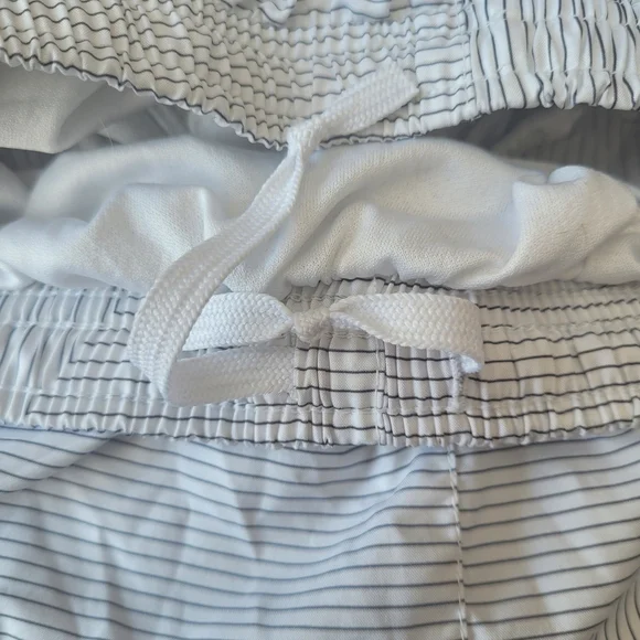 NIKE ATHLETIC SHORTS with LINER DRI FIT GYM RUN WHITE PINK MEDIUM - Picture 7 of 15